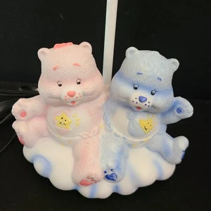 Vintage Care Bears Lampe 1984 American Greetings Baby Kinderzimmer Nachttisch ohne Schirm - Bild 1 von 18