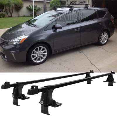 For 2013-2020 Toyota Prius 54" Car Top Roof Rack Cross Bars Cargo Carrier w/Lock Foto 1 de 4
