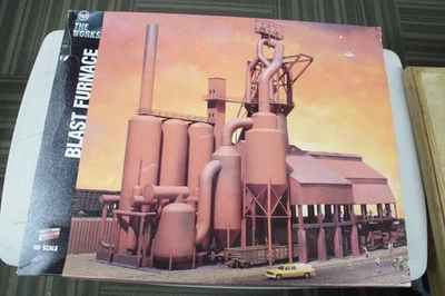 Walthers HO Scale  933-3054 US Steel Blast Furnace Kit.  The Works Open box. - Image 1 of 3