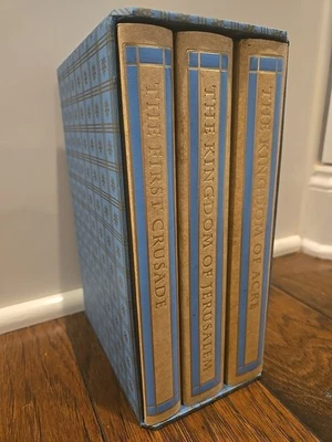 A History of The Crusades 3 Volume Set by Steven Runciman The Folio Society Exc - Image 1 of 4