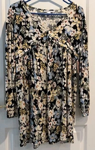 Vestido Babydoll Oneill Mari Nuevo con Etiquetas Juniors XL Escuela Otoño Surf Playa Cali OG Floral - Imagen 1 de 11