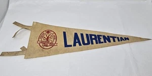 VINTAGE LAURENTIAN HIGH SCHOOL OTTAWA CANADA PENNANT BANNER - Picture 1 of 5