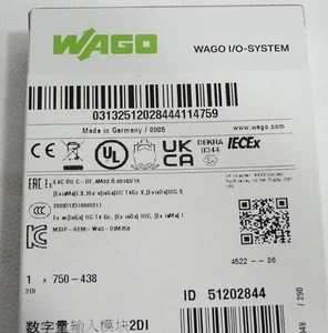 New In Box WAGO 750-438 PLC Module 750-438 750-438 - Picture 1 of 4