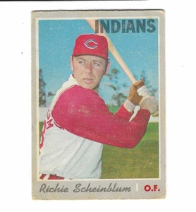 Richie Scheinblum 1970 OPC #161 - O-Pee-Chee - Poor/Low Grade - Just $1 Shipping - Picture 1 of 2