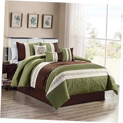 Tamaño 5 Piezas Verde Salvia, Marrón Chocolate, Blanco Doble Salvia Verde Marrón Blanco Foto 1 de 2