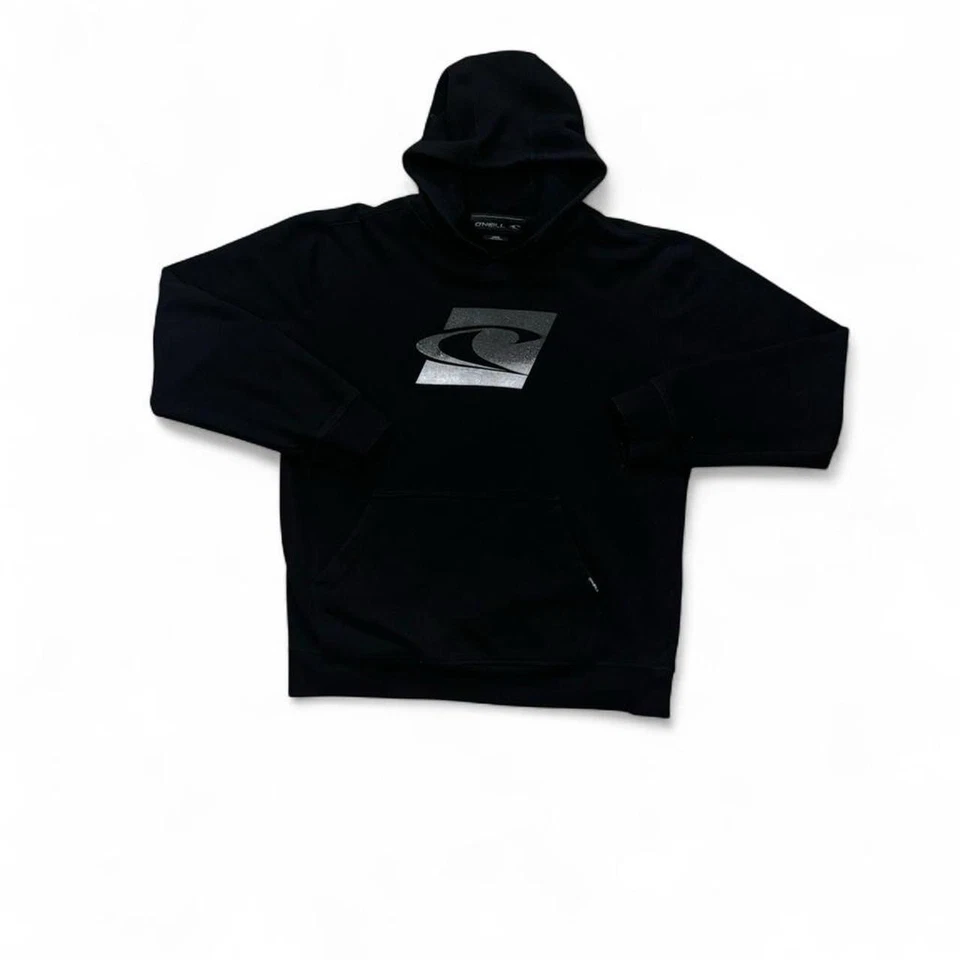 O’Neill Surfwear Y2K 2000s Raro Negro Sudadera con Capucha Sudadera Patinador Grunge Talla Grande Foto 1 de 4