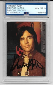 1996 Dart Battlestar Galactica Richard Hatch PSA 10 DNA Signed AUTO Apollo /500 - Picture 1 of 2