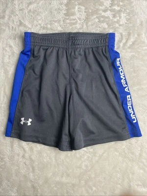 Toddler Boys Under Armour Heatgear Shorts Gray Blue Size 2T - Image 1 of 4