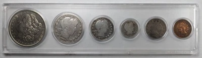 1899 US 6 Coin Year Set   - Image 1 of 3