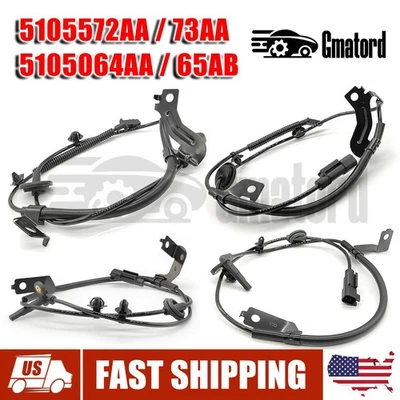 4pcs ABS Wheel Speed Sensors Front L+R For Jeep Compass Patriot Dodge Caliber US - Imagem 1 de 4