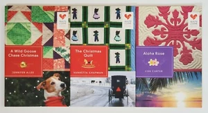 Lot Of 3 Quilts Of Love Books Christian Fiction Paperback - Foto 1 di 7