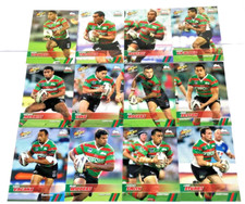2008 SELECT NRL CHAMPIONS CARD BASE CARD FULL TEAM SET STH SYDNEY RABBITOHS (12)
