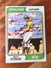1990 Topps baseball 420 Ray Fosse Ex-Mt *MMcards*