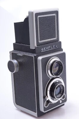 ✅ SEM SEMFLEX T 901 MINTY* TLR 120 ROLL FILM 6X6CM CAMERA BERTHIOT 75MM 4.5 LENS - Photo 1/4