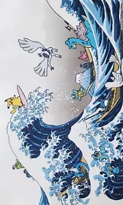 Pokemon Center Great Wave Pikachu and Friends Spielmatte - Bild 1 von 11