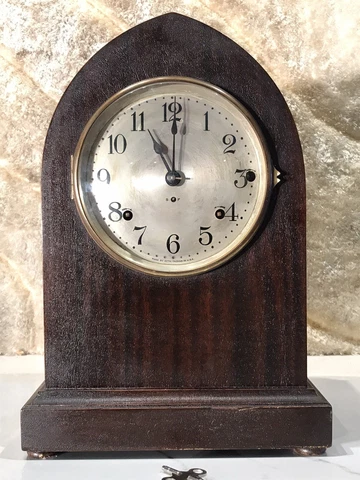 Vintage Antique USA Seth Thomas Sonora Chime Clock,Double Movment,mahogany Case Cover