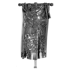 GKTE13 BANNIERE TERMINATOR CHEVALIER GRIS WARHAMMER 40000 BITZ GREY KNIGHT 119 - Picture 1 of 1