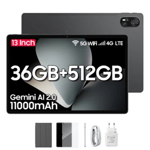 Blackview MEGA 8 Android 15 Tablet 13 Inch 36GB+512GB 11000mAh 50MP Gemini AI - Picture 1 of 11