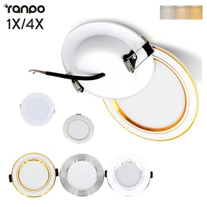 Led Recessed Downlight Lighting For Living Room Panel Ceiling Lamps Downlights - Picture 1 of 17