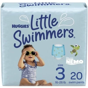 Pannolini da nuoto Huggies Little Swimmers, taglia 3 small, 20 ct, #1 più votati - Foto 1 di 6