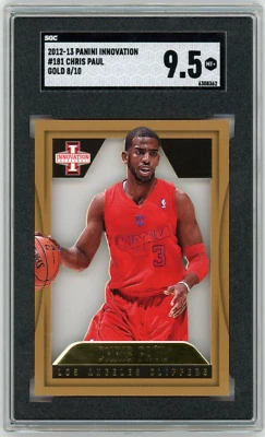 2012-13 Panini Innovation Chris Paul View Gold #'d 08/10 SGC 9.5 #181 Suns - Image 1 of 2