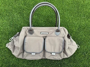 Eddie Bauer Canvas Duffle Bag Weekend Gym Travel Luggage Olive Green - Picture 1 of 11