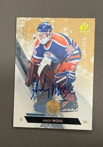 2013-14 Sp Authentic Limited Autograph Andy Moog #55 - Picture 1 of 2