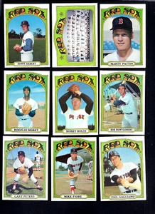 12 NMT 1972 Topps Baseball Red Sox Karten. Saubere Karten Vorder- und Rückseite.++ Grade. - Bild 1 von 4