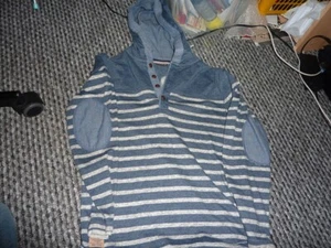 OFFICIAL NEXT- STRIPED PULLOVER HOODIE ( NEW) FOR 11 YEARS WITH FREE UK POSTAGE - Picture 1 of 2