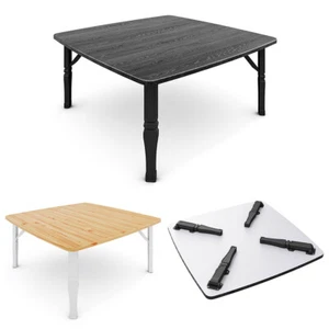 Folding Laptop Bed Tray Table Square Coffee Snack Table Floor Seating 60/70/80cm - Picture 1 of 13
