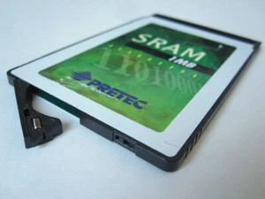 PCMCIA SRAM Memory Card 1MB Speicherkarte Type I von PRETEC Amiga - Photo 1/6