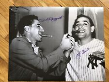   PHIL RIZZUTO AND YOGI BERRA SIGNED CIGARS 11x14 PHOTO 1951 NEW YORK YANKEES