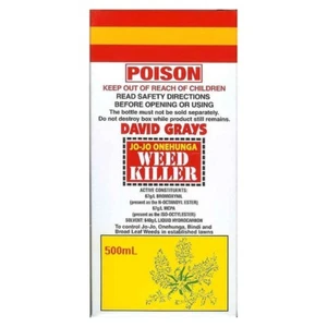 David Grays Jo-Jo OneHunga Weed Killer 500ml Buffalo Safe Bromoxynil Broad Leaf - Picture 1 of 1