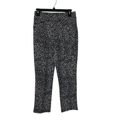 Isaac Mizrahi Live! Women's Petite Pants PXS Pebble Knit Slim Leg Black A513863 - Image 1 of 4