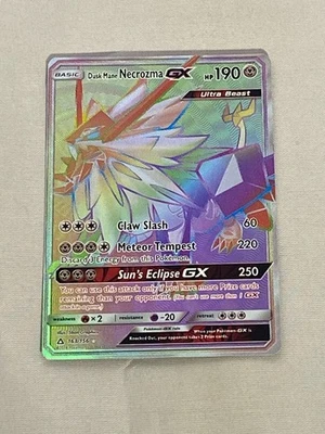 Pokemon Dusk Mane Necrozma GX Secret Rare Ultra Prism 163/156 - Image 1 of 2