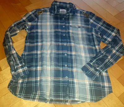 ❀Tolle dünne Flanell Damen Bluse LTB blau weiß beige kariert Gr. L XL Neuw. ❀  - Bild 1 von 2