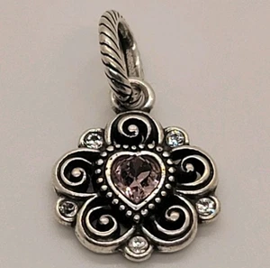 Dije corazón púrpura piedra natal Brighton con cristales de Swarovski  - Imagen 1 de 2