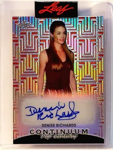 2023 Leaf Pop Century Continuum Autograph SSP /49 Denise Richards Starship... - Picture 1 of 3
