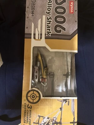 Syma Rare S006 Alloy Shark RC Helicopter 3 W C Controller - Image 1 of 4