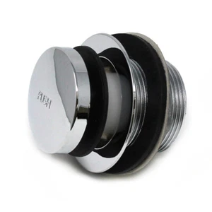 Scarico Vasca Cromata Mobile Home 1-1/2" con Guarnizione Toe Touch - Foto 1 di 1