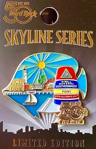 2022 HARD ROCK CAFE KEY WEST 50TH ANNIVERSARY SKYLINE SERIES LE PIN - Picture 1 of 2