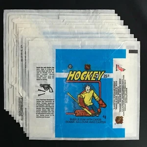 1983-84 O-PEE-CHEE WRAPPER (LOT OF 10) 57892 - Bild 1 von 2
