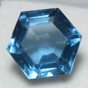 Natural RARE Certified 8.20 Ct Madagascar Aquamarine Hexagon Cut AAA+ Gems p845 - Picture 1 of 6