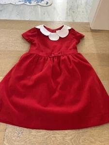 Florence Eiseman Dress 5 Red Velvet Christmas - Picture 1 of 5