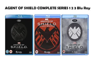 AGENTS OF SHIELD COMPLETE COLLECTION SERIES 1-3 Blu Ray Season 1 2 3 Mint Condi - Picture 1 of 1