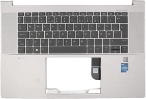 QWERTY NORWEGIAN Tastatur Handauflage für HP ZBOOK STUDIO 16 G9 G10 Backlit LED - Bild 1 von 2