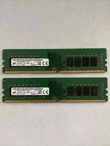 32GB MICRON (2x16GB) 2Rx8 PC4-2666V DESKTOP MEMORY MTA16ATF2G64AZ-2G6E1 - Picture 1 of 1