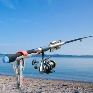 Supporto canna da pesca a molla automatico sensibile per staffe di supporto - Foto 1 di 9