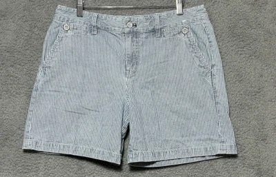 Pantalones Cortos Lauren Jeans Co Seersucker Para Mujer Talla 10 Polo Ralph Lauren Tareas Pantalones Cortos Foto 1 de 4