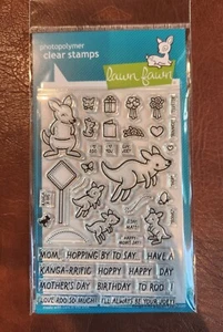 NEW Lawn Fawn Kanga-rrific Stamp Set LF3344 - Picture 1 of 2